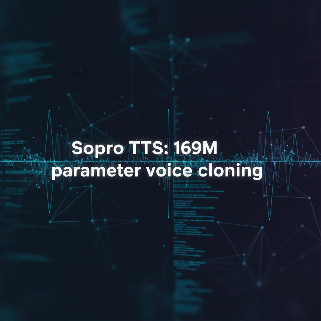 Sopro TTS voice cloning