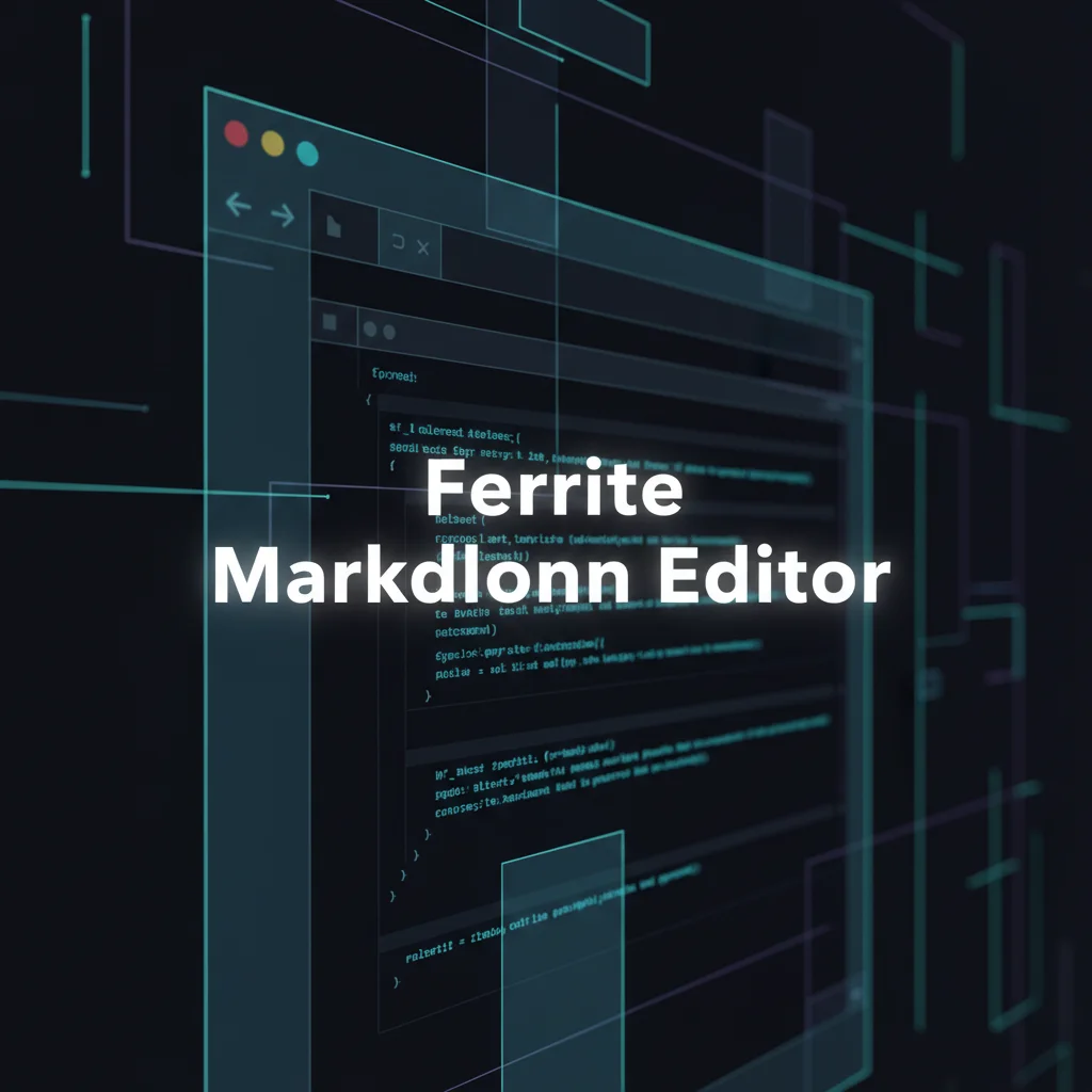Ferrite Markdown Editor