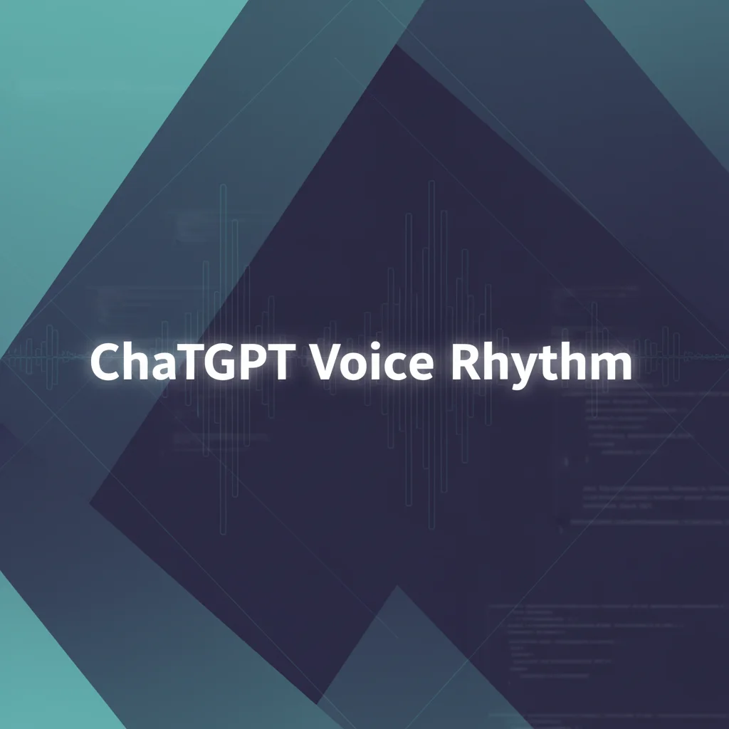 ChatGPT Speech Rhythm