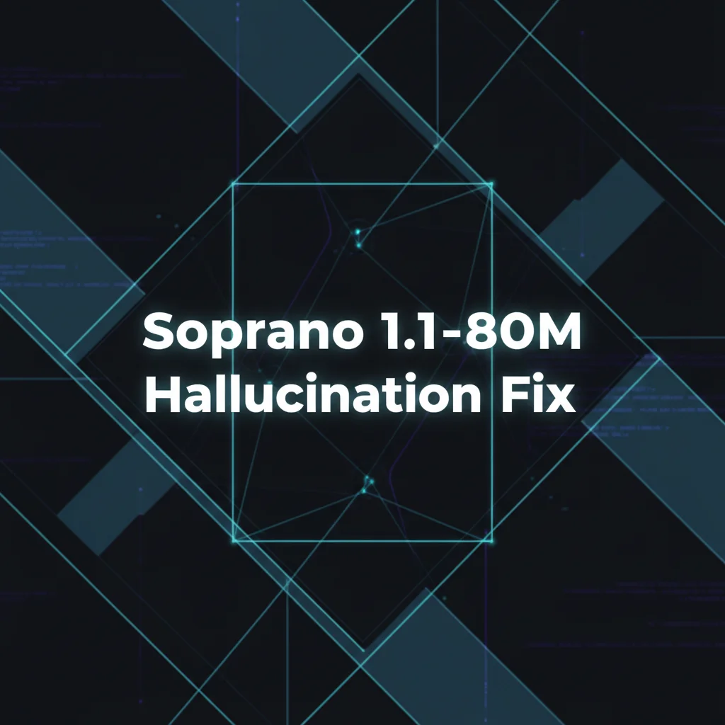 Soprano 1.1-80M Hallucination Reduction