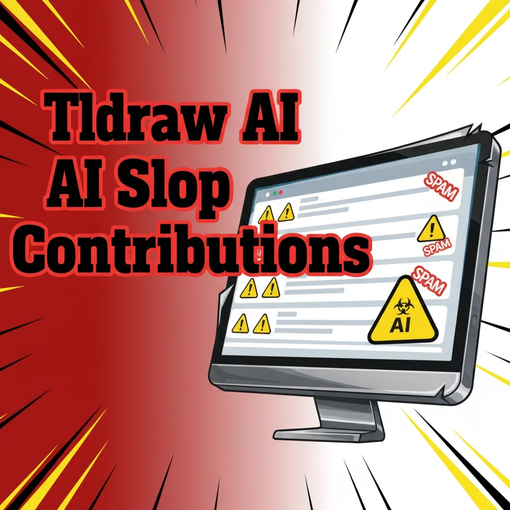TldrawがAIスロップで外部貢献停止