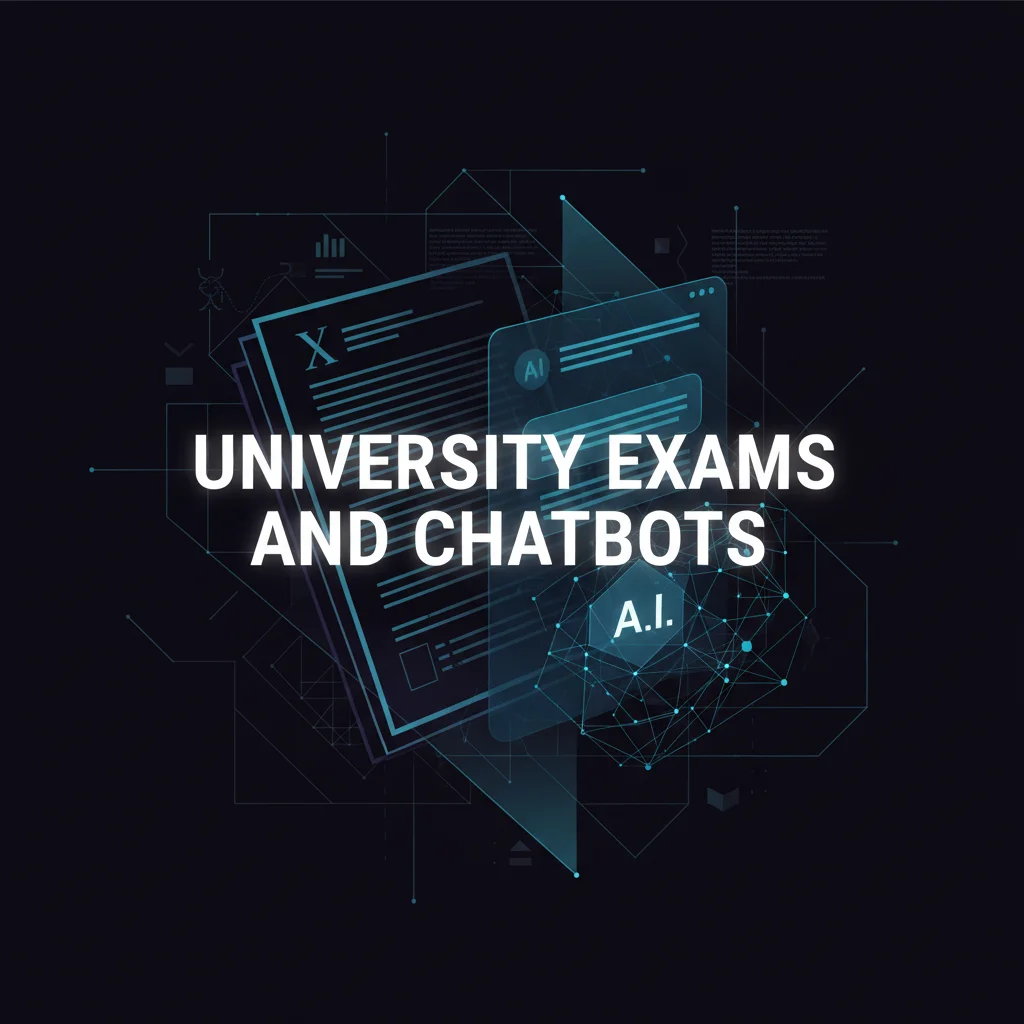 University exams in the age of chatbots