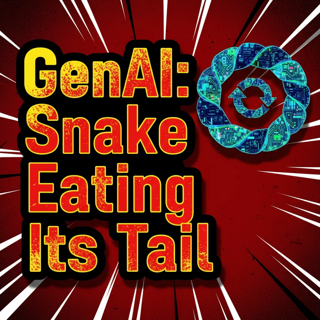 GenAI Snake Eating Tail