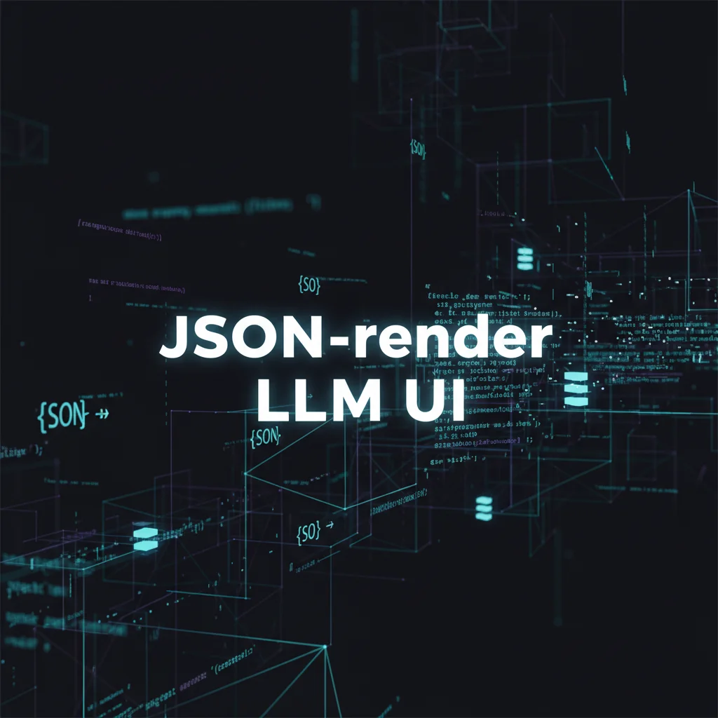 JSON-render LLM UI generation