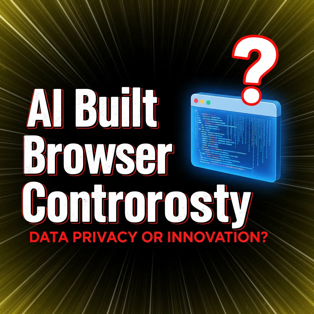 AI built browser controversy