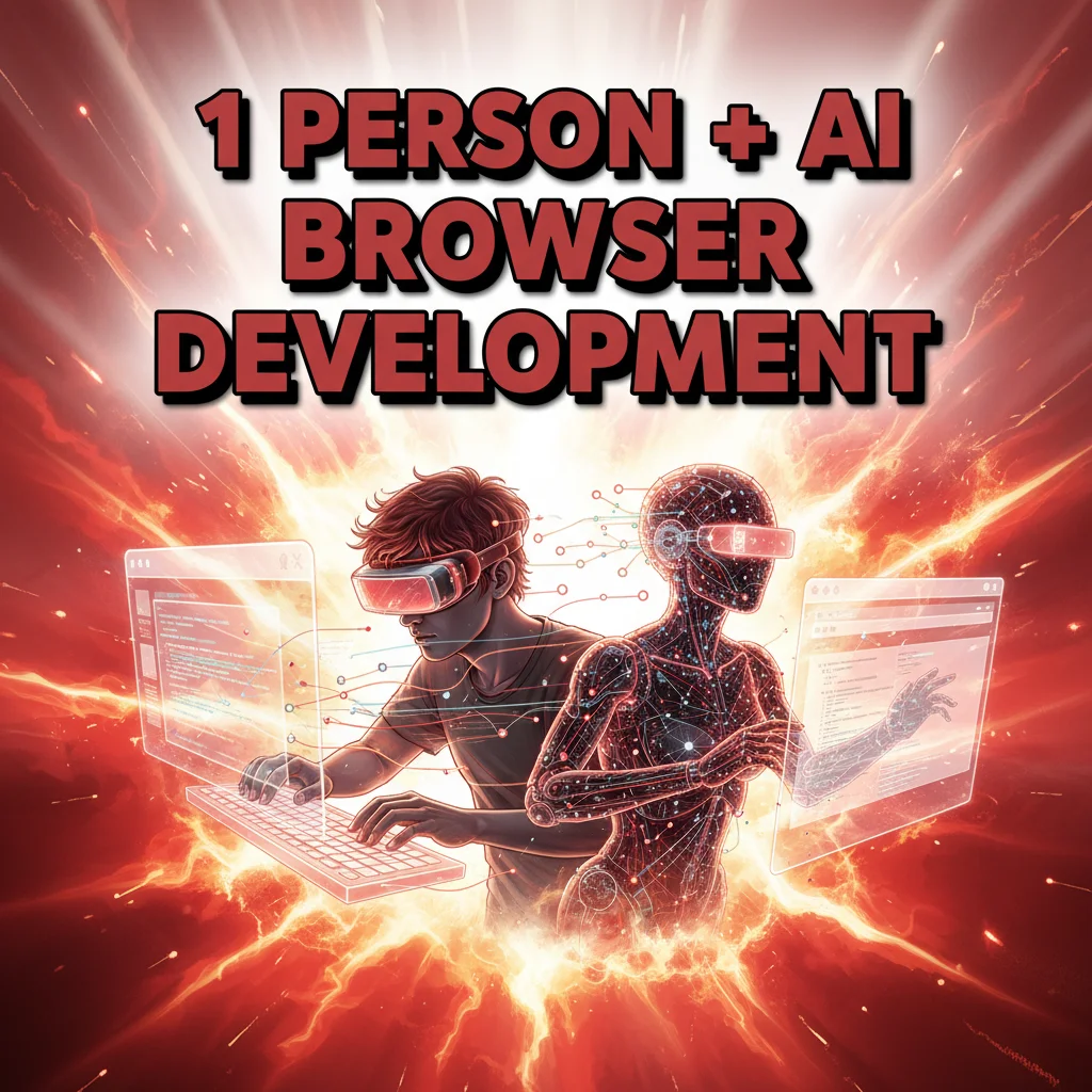 Human and AI building browser together