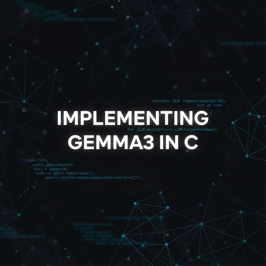 Pure C code for LLM inference