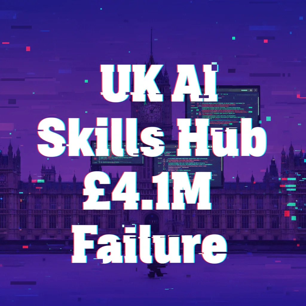 UK government AI skills hub project