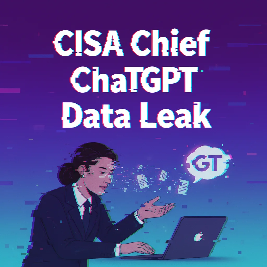 Government official uploading files to AI chatbot