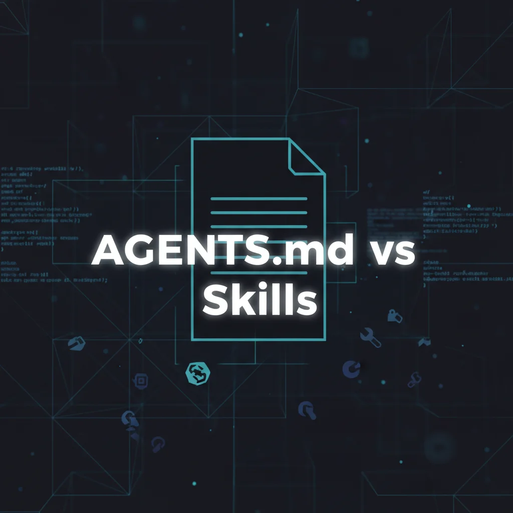 AGENTS.md vs Skills comparison chart