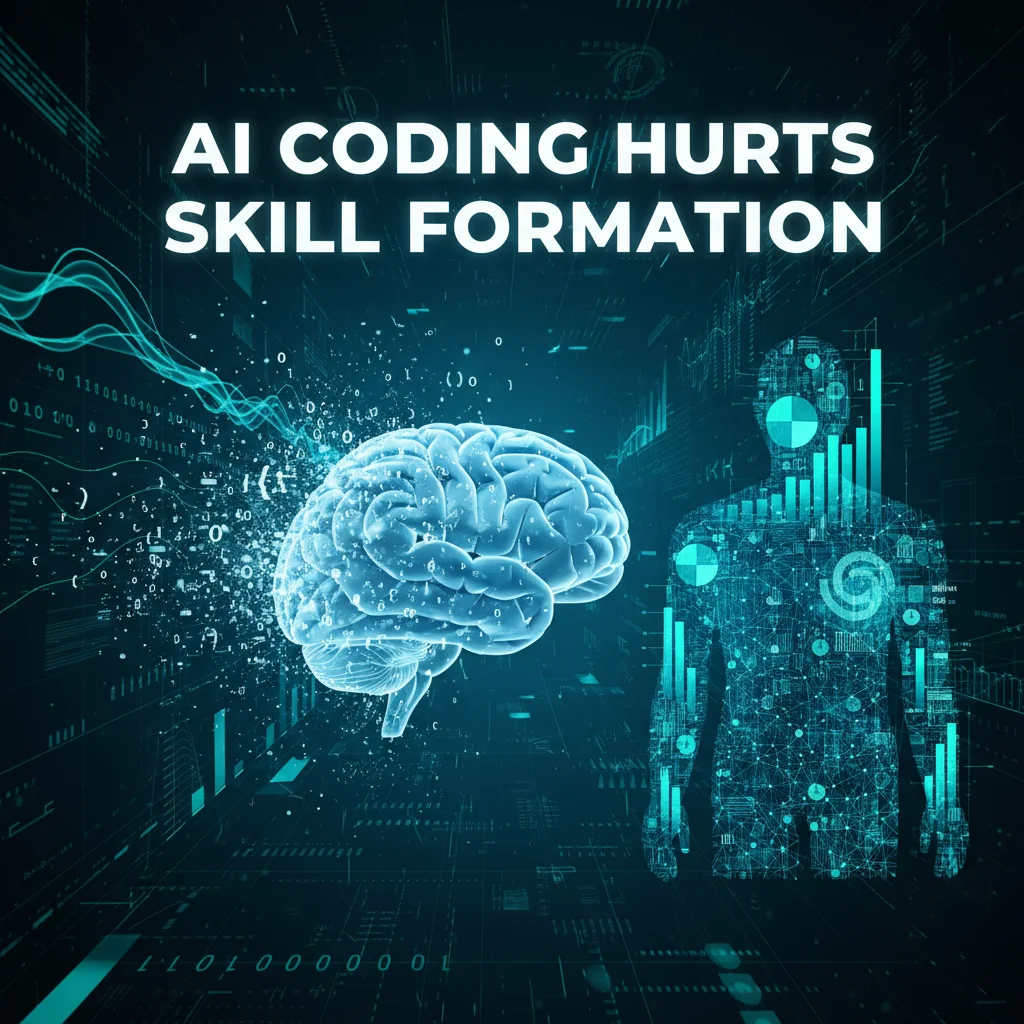 Study comparing AI-assisted vs hand-coding skill formation