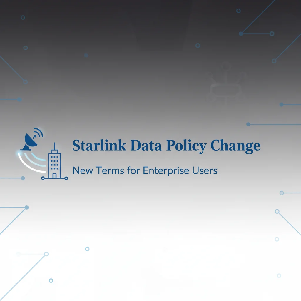 Starlink privacy policy change for AI training
