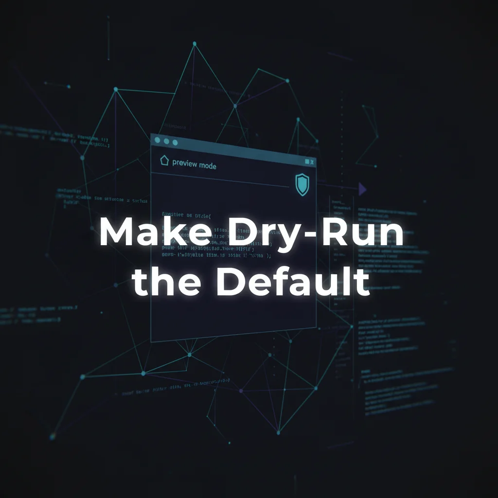 dry-run pattern