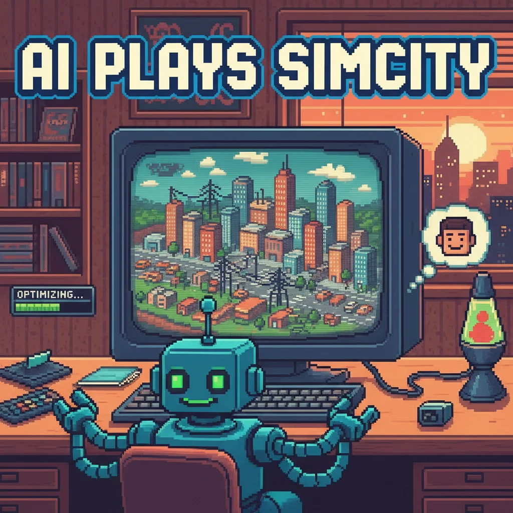 AI agents playing SimCity