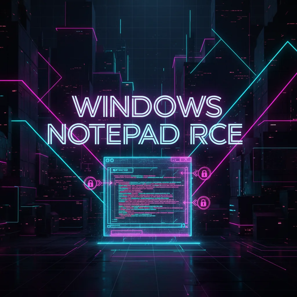 Windows Notepad RCE vulnerability