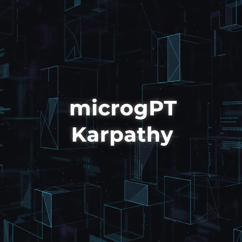Karpathy microgpt minimal GPT implementation