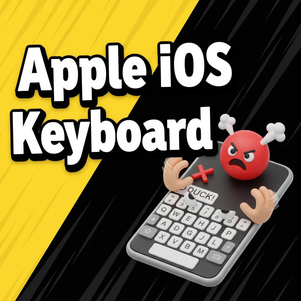 Apple iOS keyboard countdown ultimatum