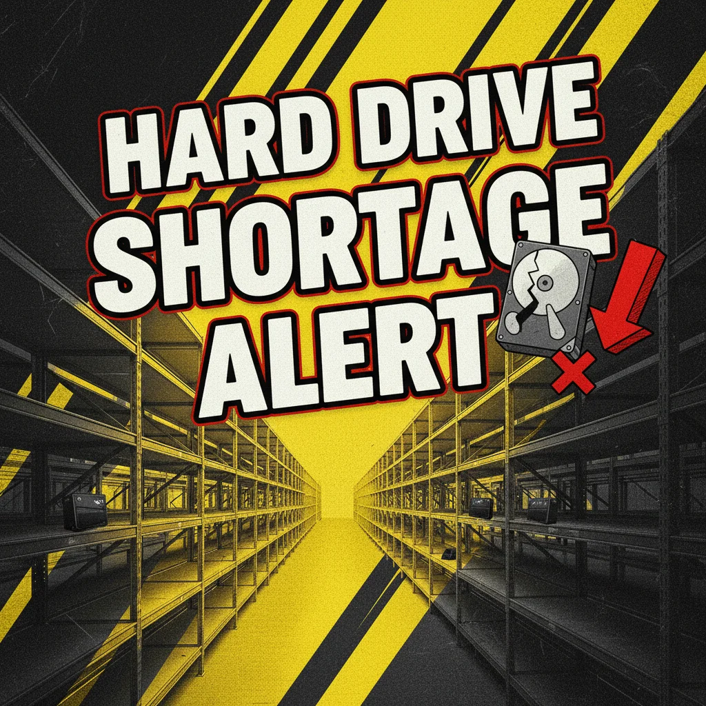 HDD shortage due to AI demand