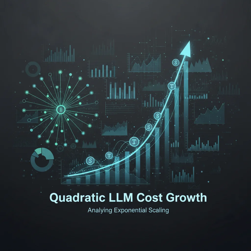 LLM agent quadratic cost curve