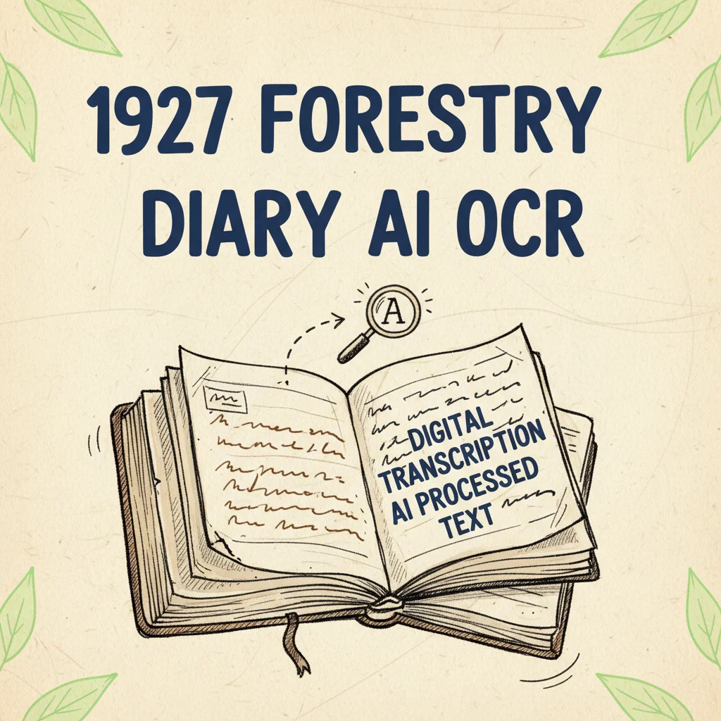 Forestry diary digitization