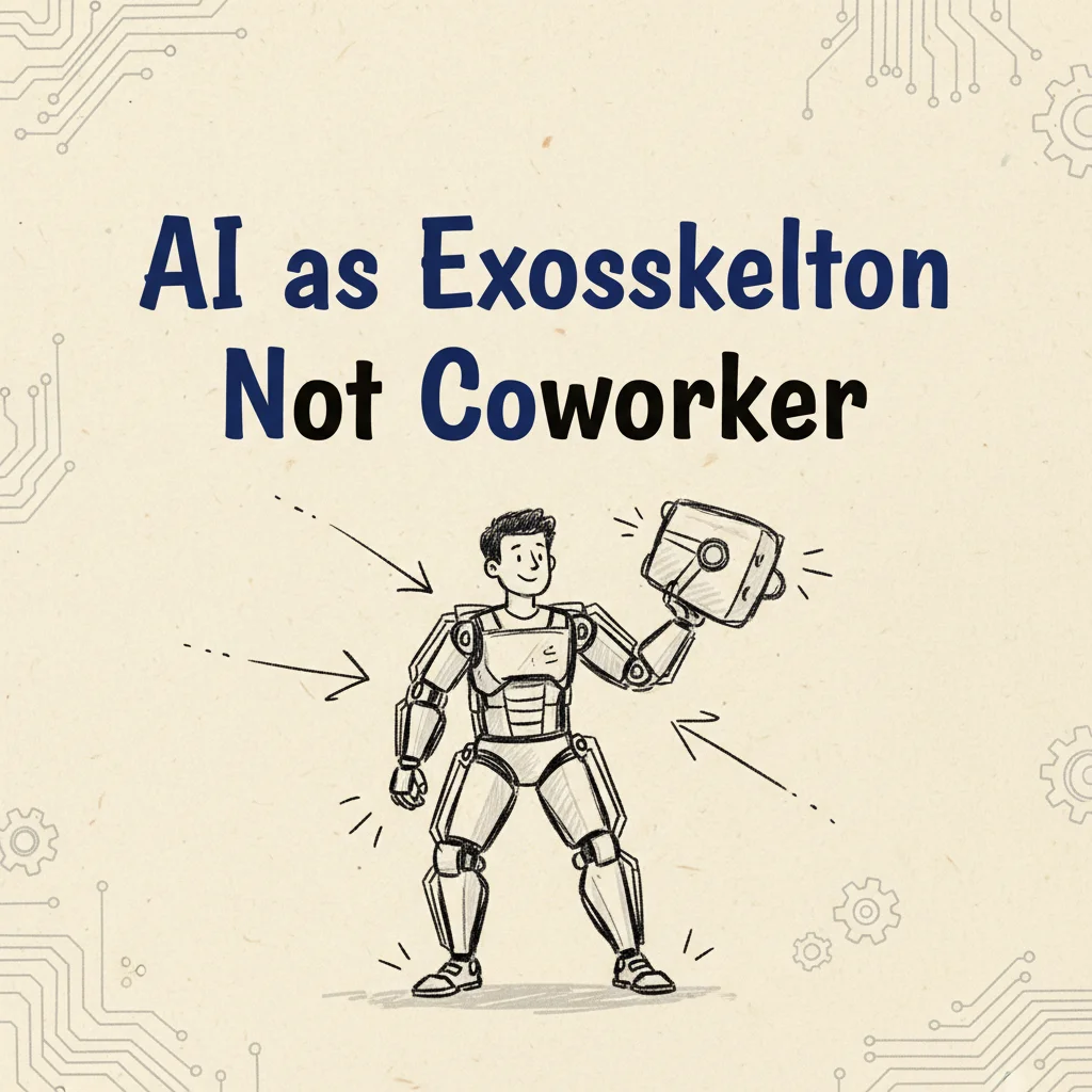 AI as exoskeleton concept