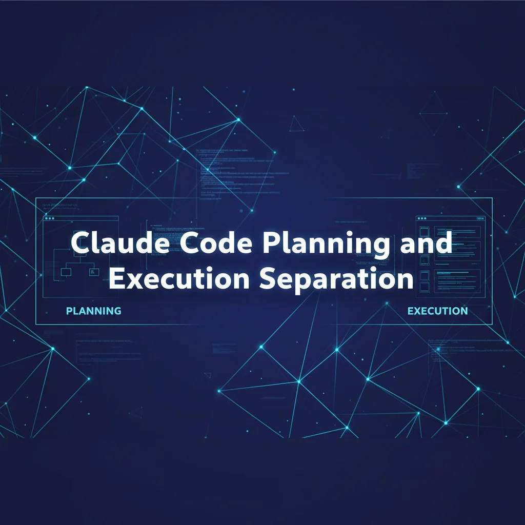 Claude Code planning and execution separation