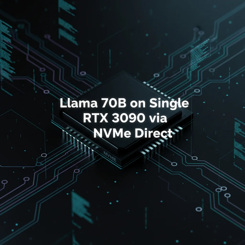 NVMe to GPU direct transfer for LLM inference