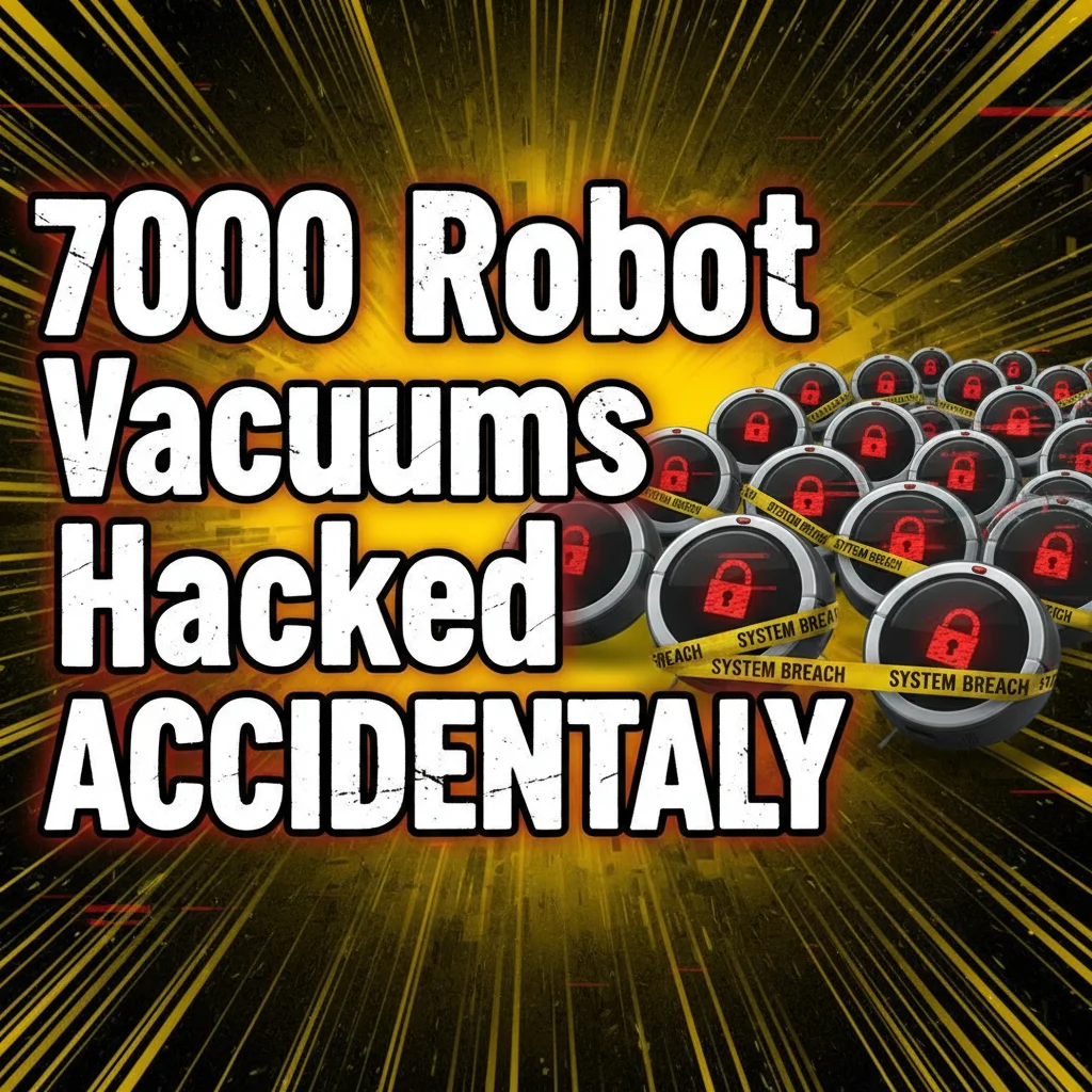 Robot vacuum security vulnerability