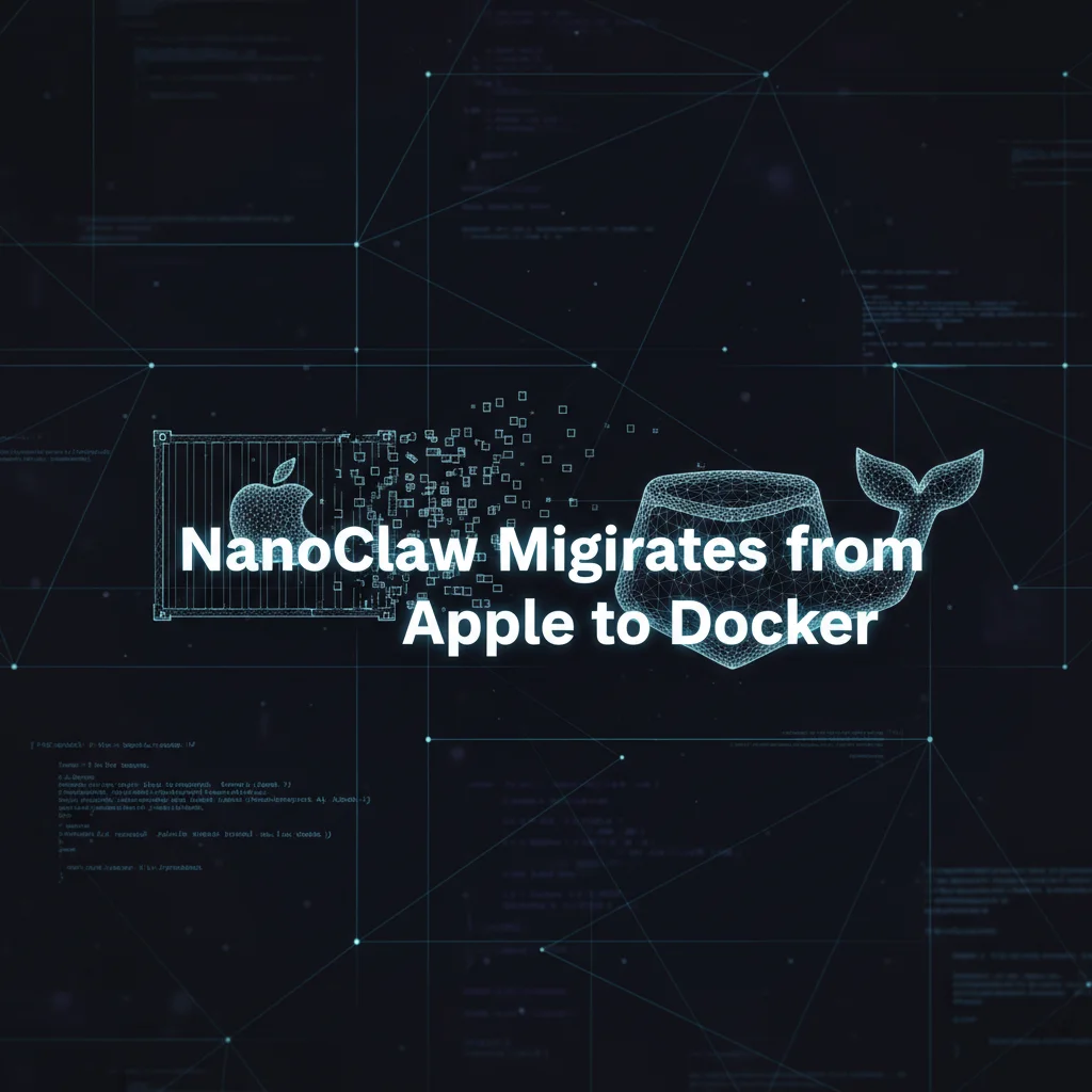 NanoClaw Apple Containers to Docker migration