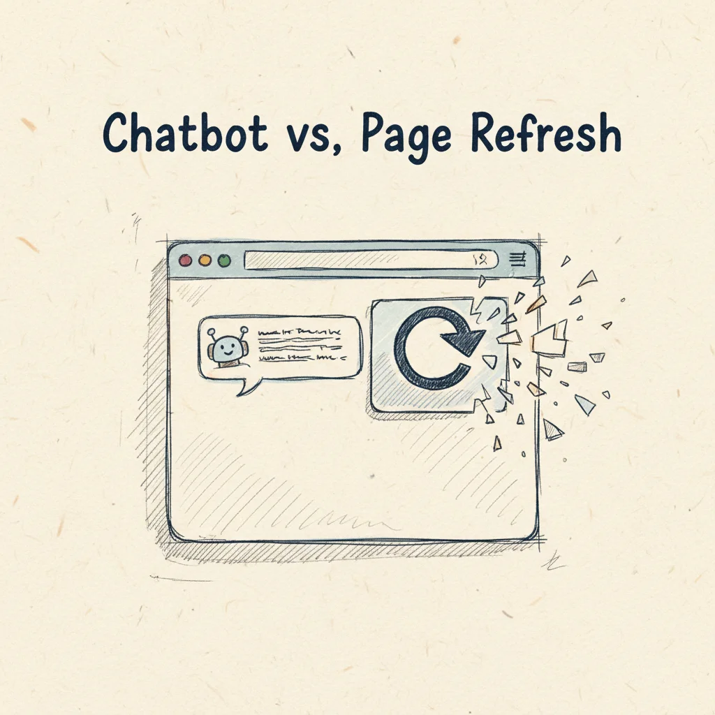 Chatbot page refresh problem