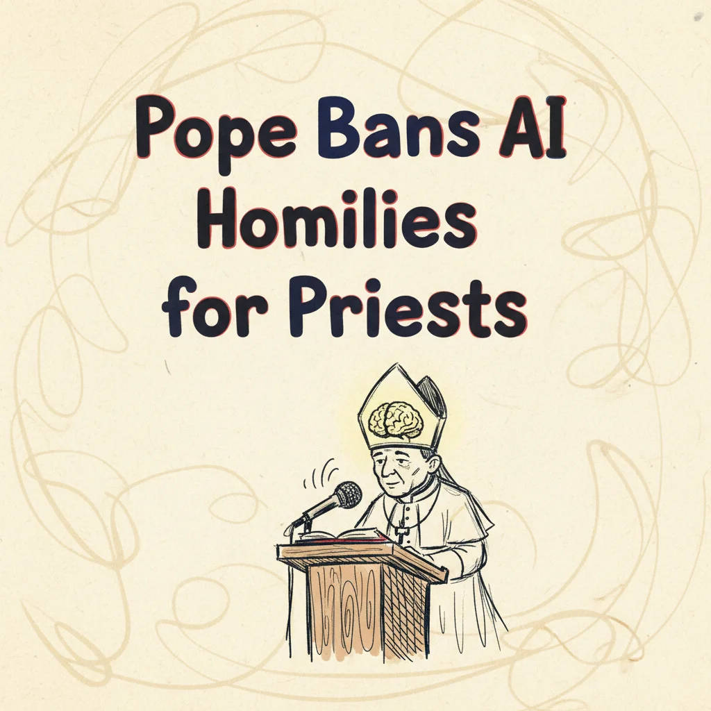 Pope Leo XIV warns priests against AI homilies