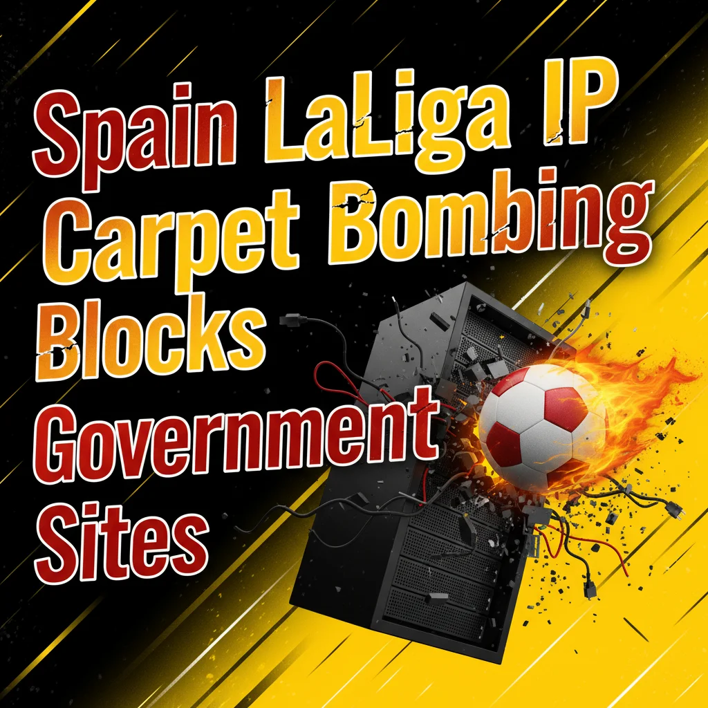 Spain LaLiga blocks US government sites through IP carpet bombing