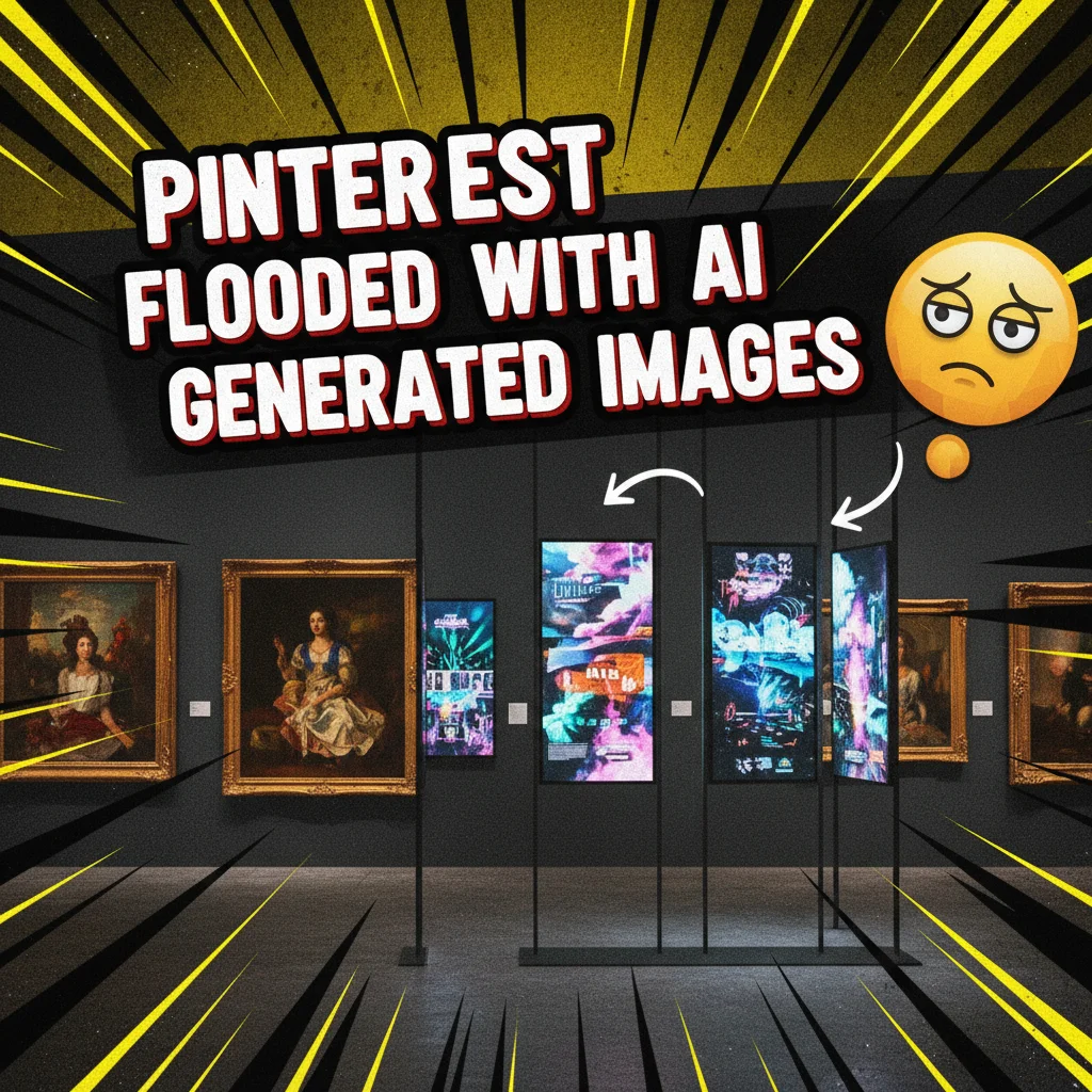 Pinterest flooded with AI-generated images