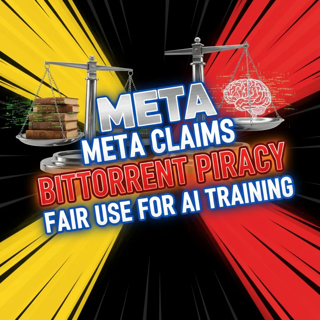 MetaがBitTorrent海賊版をフェアユース主張