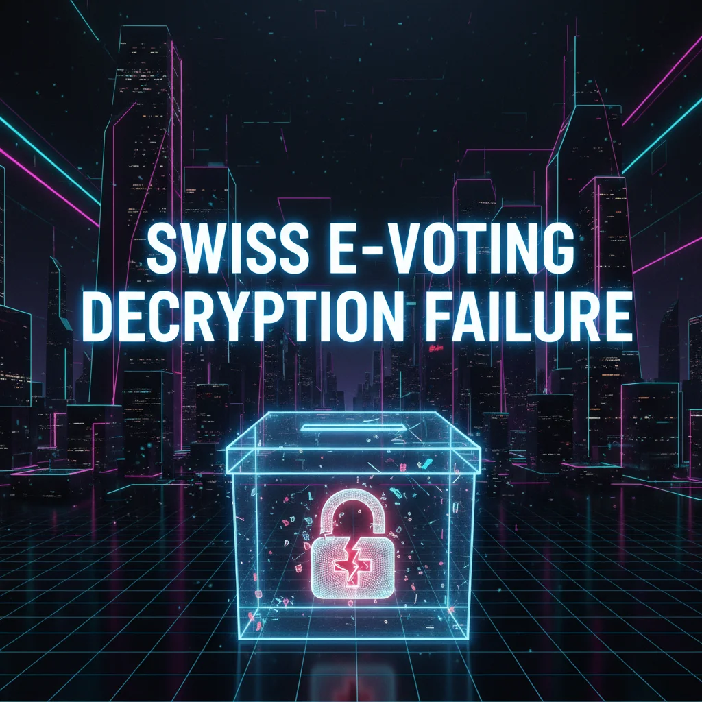 Swiss e-voting decryption failure