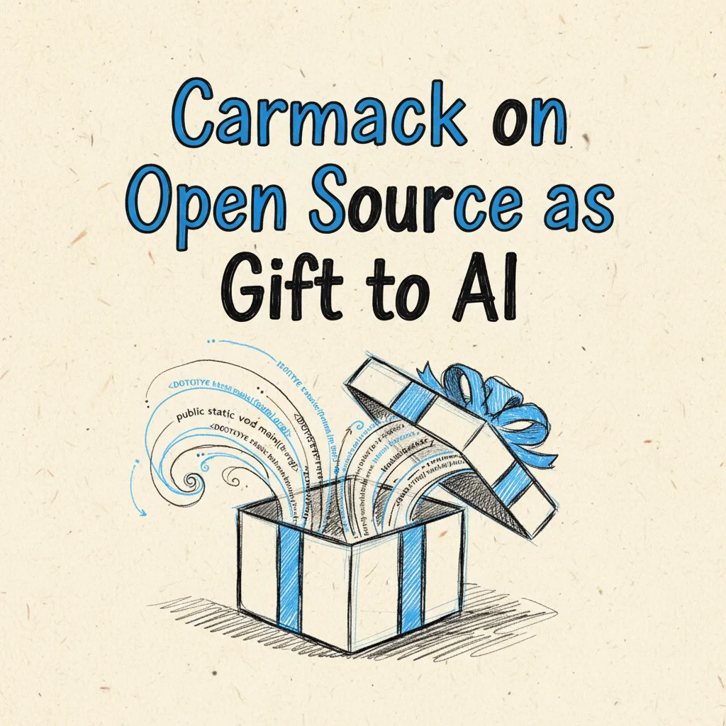 Carmack open source AI training debate