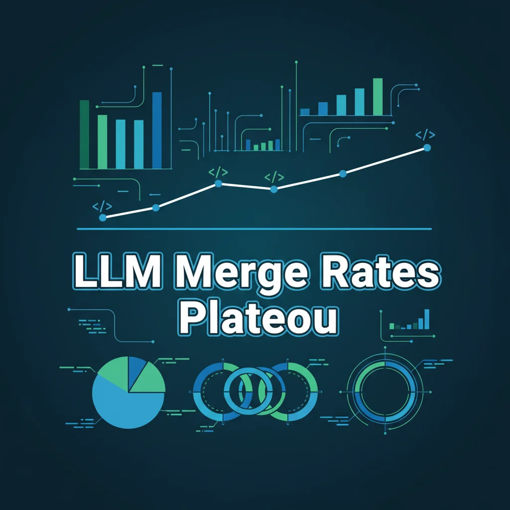 LLM merge rates stagnation
