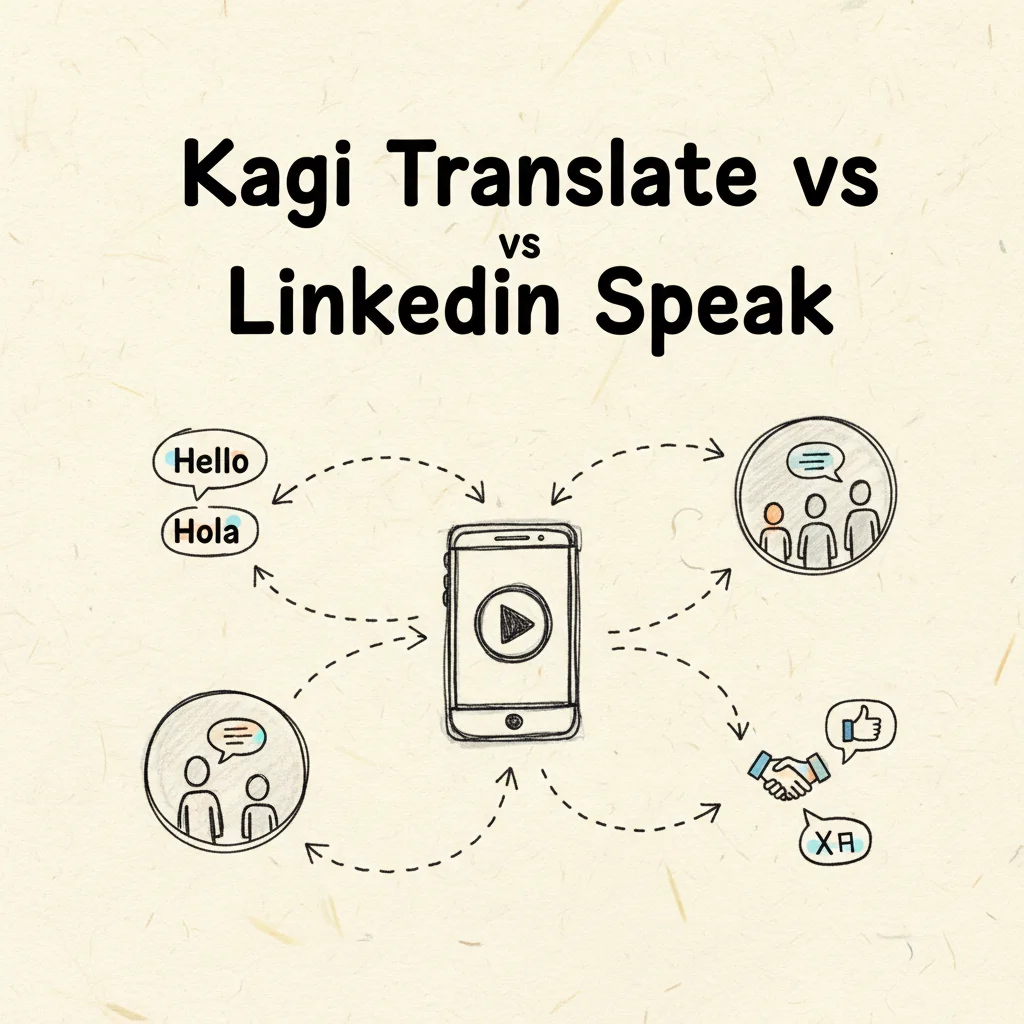 Kagi Translate LinkedIn Speak