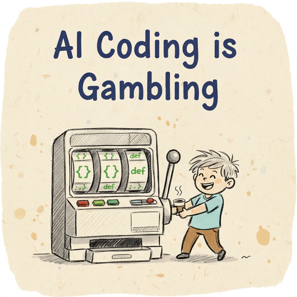 AI coding is gambling