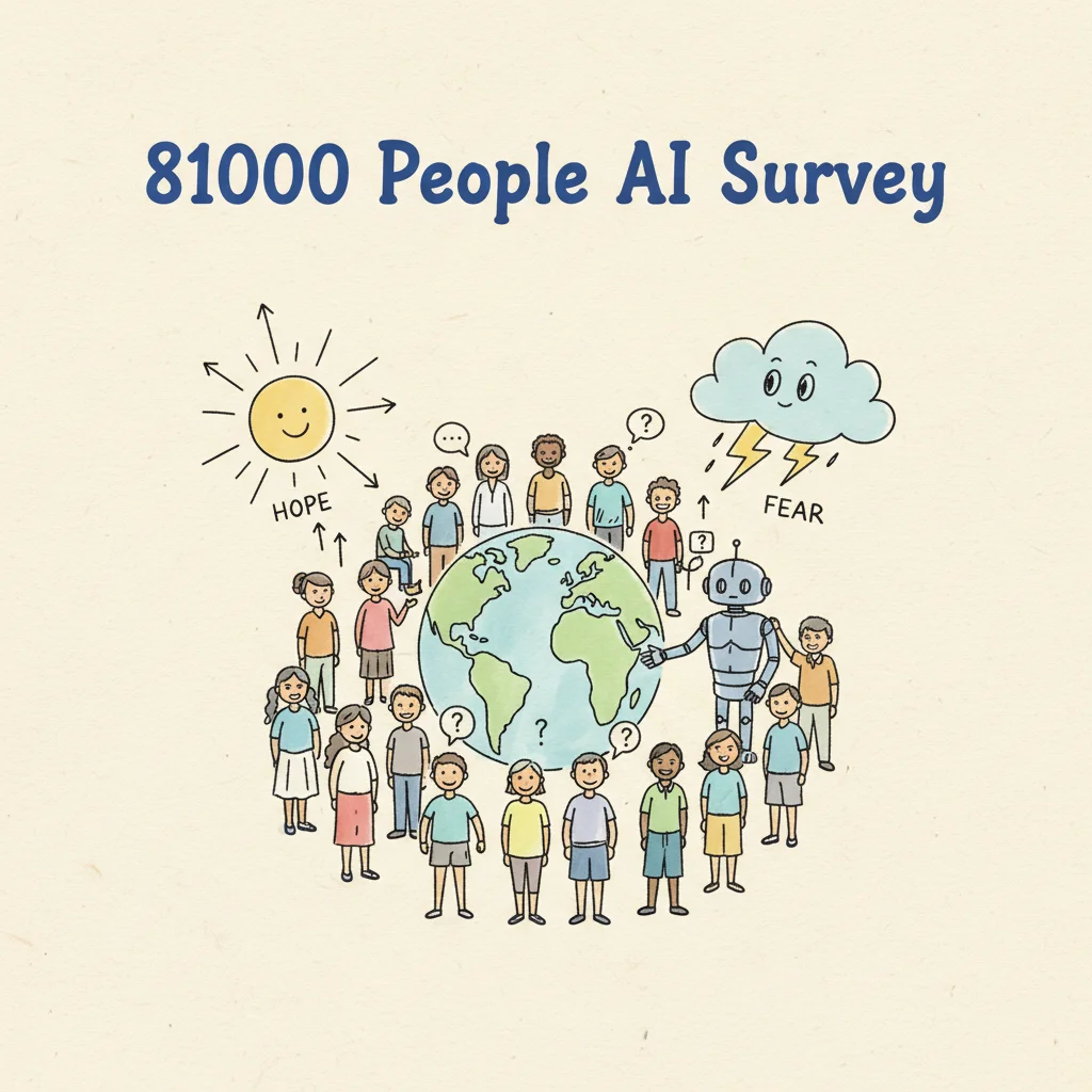Anthropic AI survey 81000 people hopes and fears