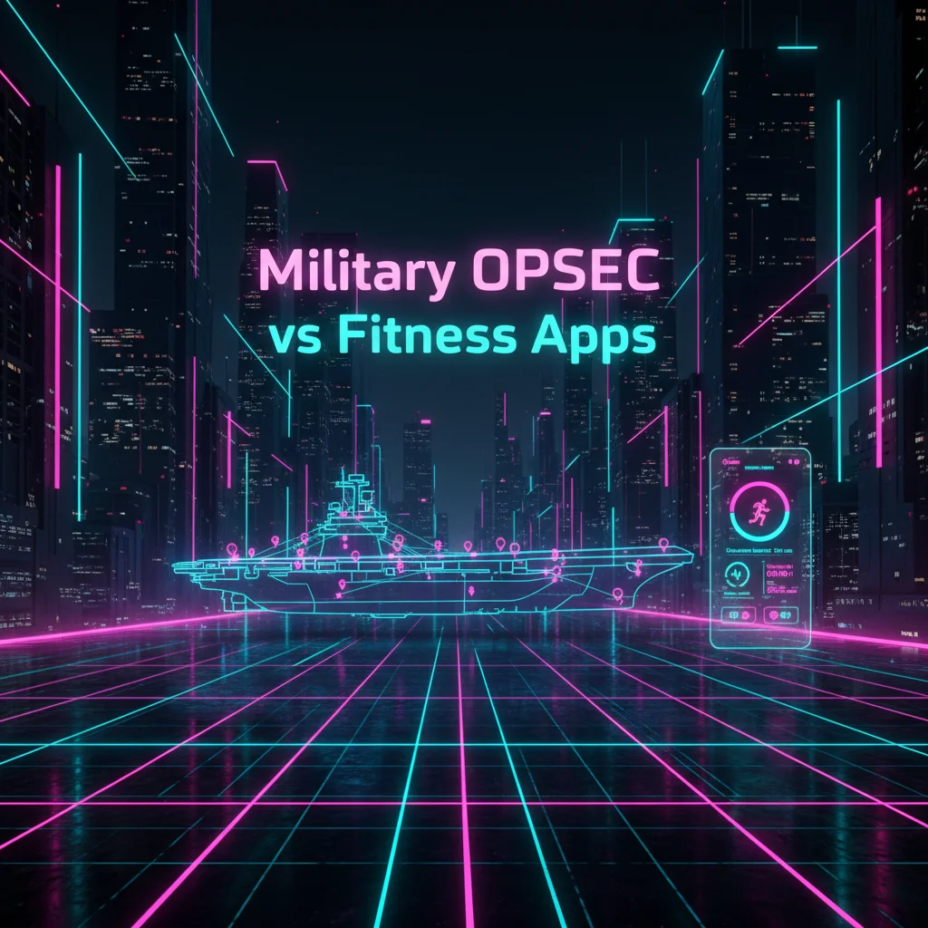 Military OPSEC and fitness app tracking
