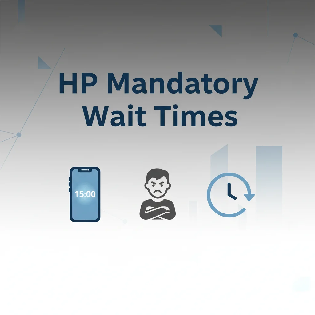HP support wait times