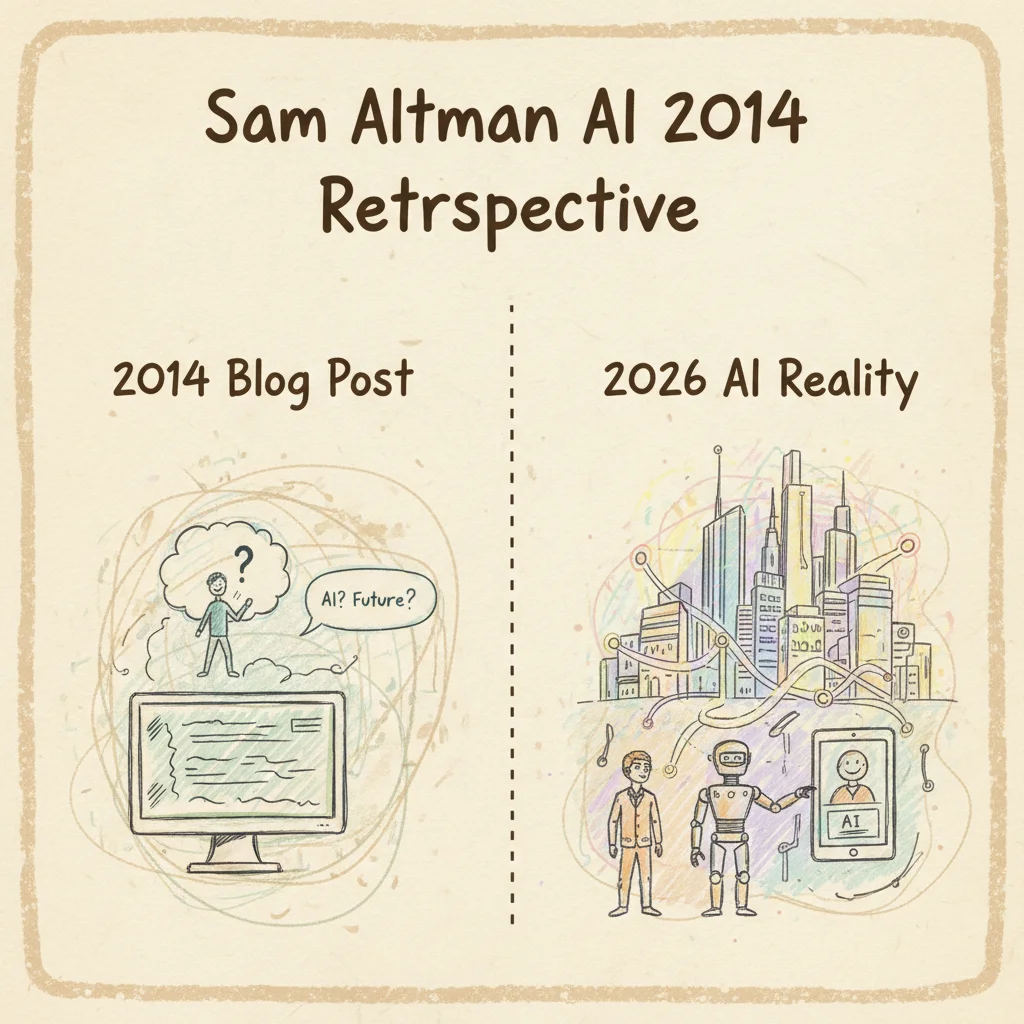 Sam Altman AI 2014 retrospective