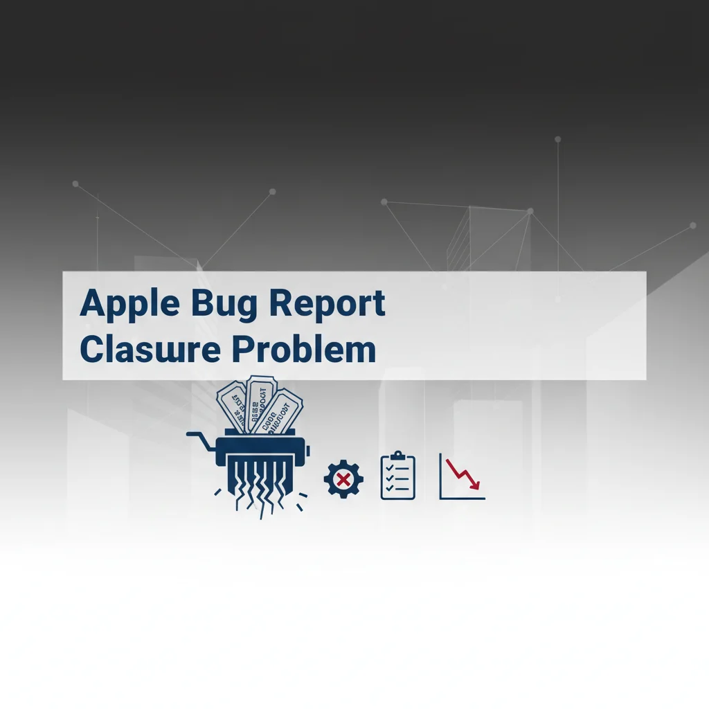 Appleバグ報告クローズ問題