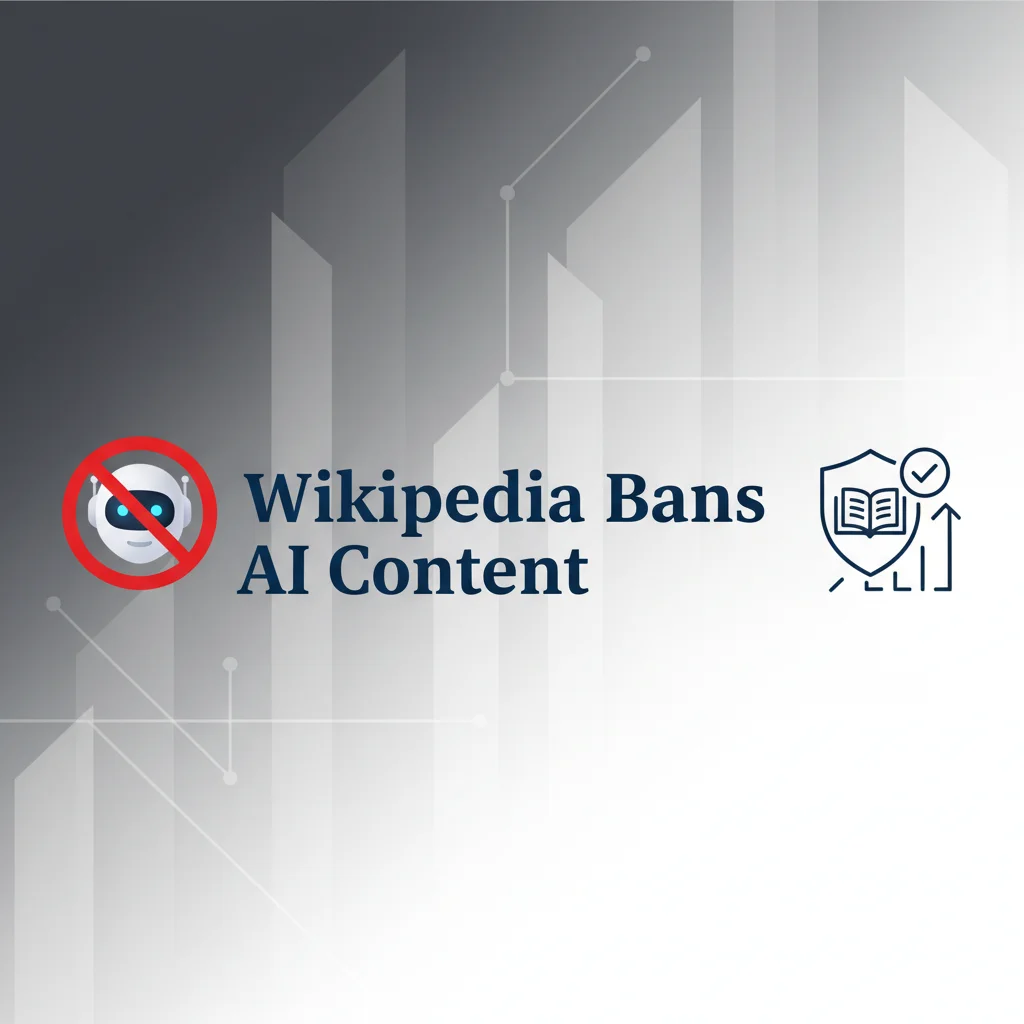 Wikipedia AI content ban
