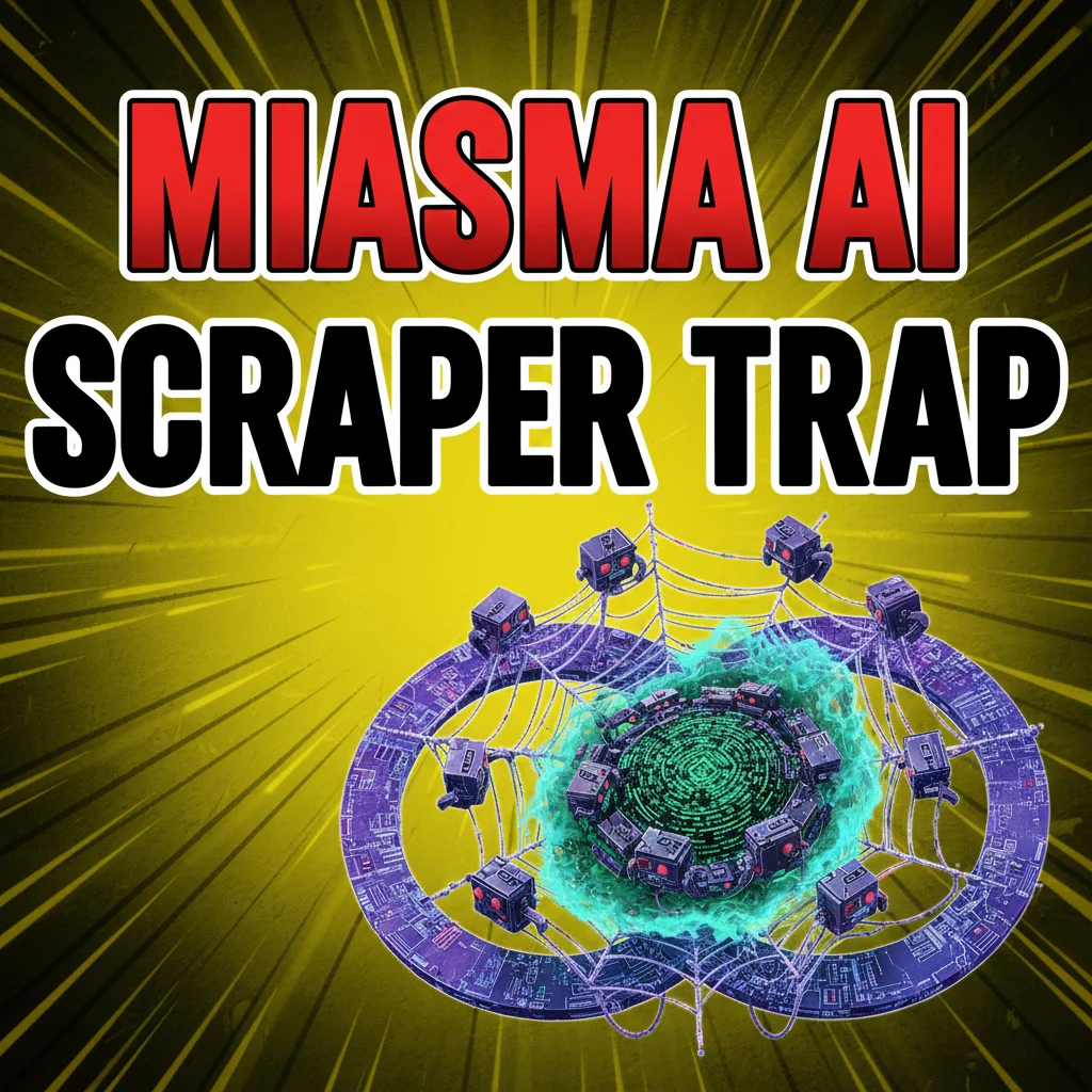 Miasma AI scraper trap