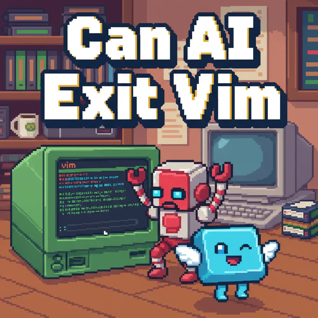 Can AI exit Vim test